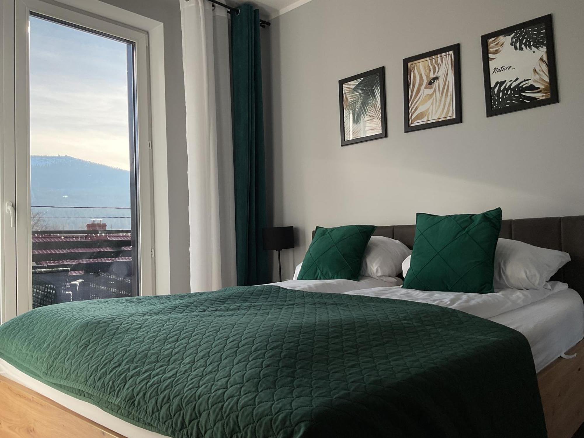 Z Widokiem Apartamenty - Apartamenty Z Widokiem Na Gory I Zewnetrzna Balia Szklarska Poręba Buitenkant foto